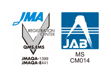 JMA 登録マークとJAB認証マーク